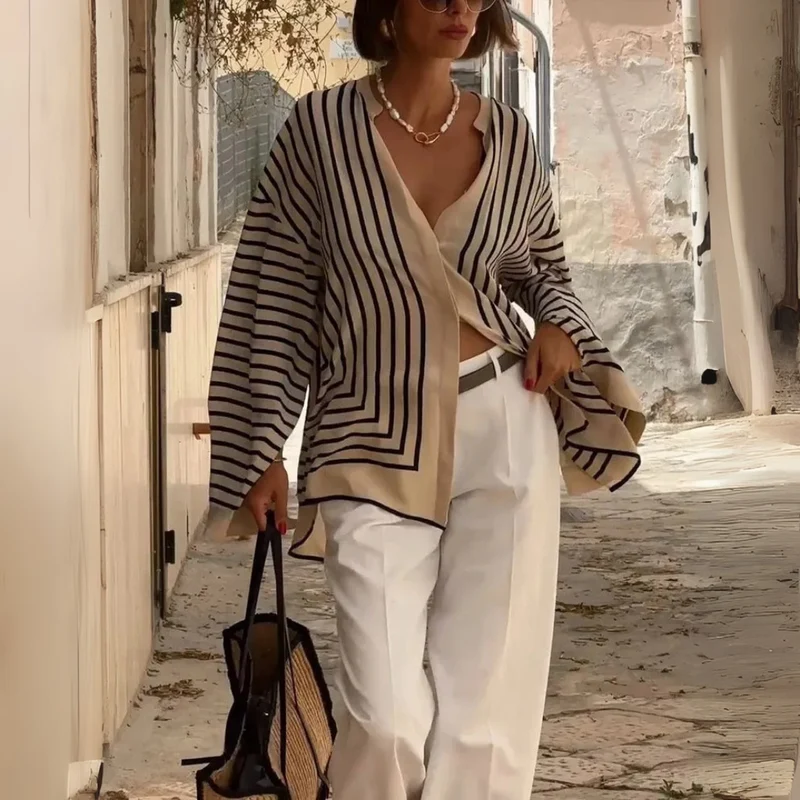 Chemise fluide à rayures