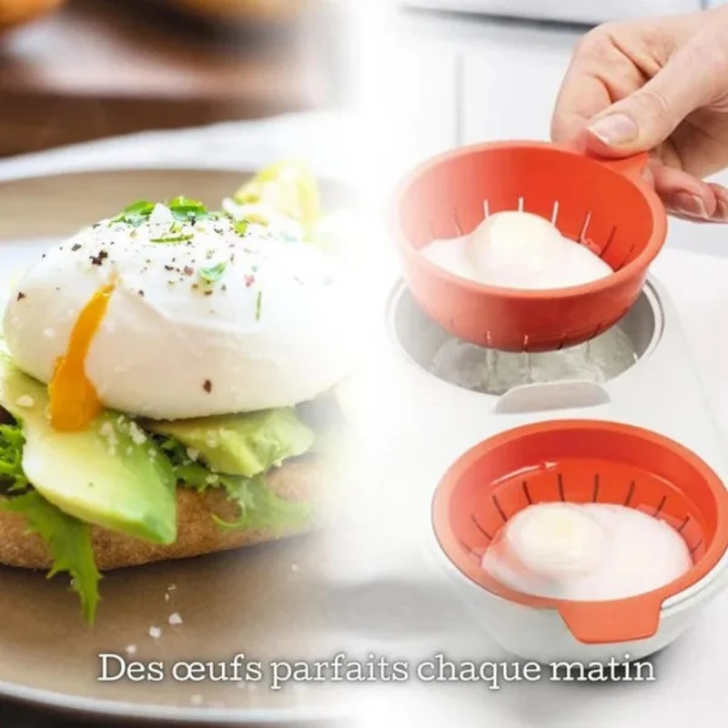 Moule en silicone pour œufs pochés