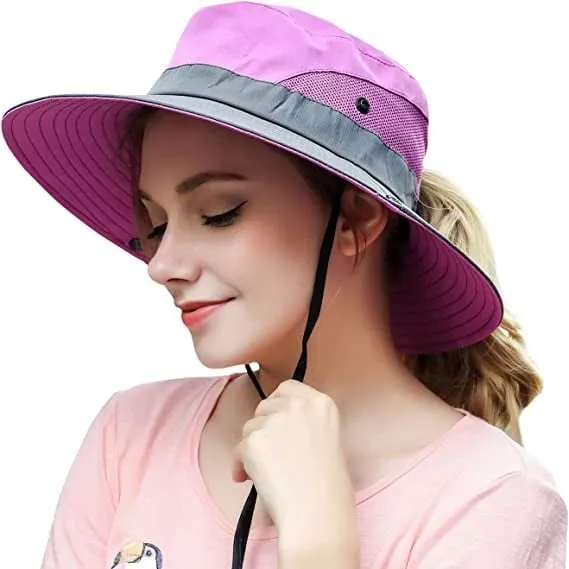 Chapeau de soleil pliable
