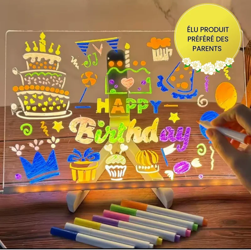 Table lumineuse créative pour enfants