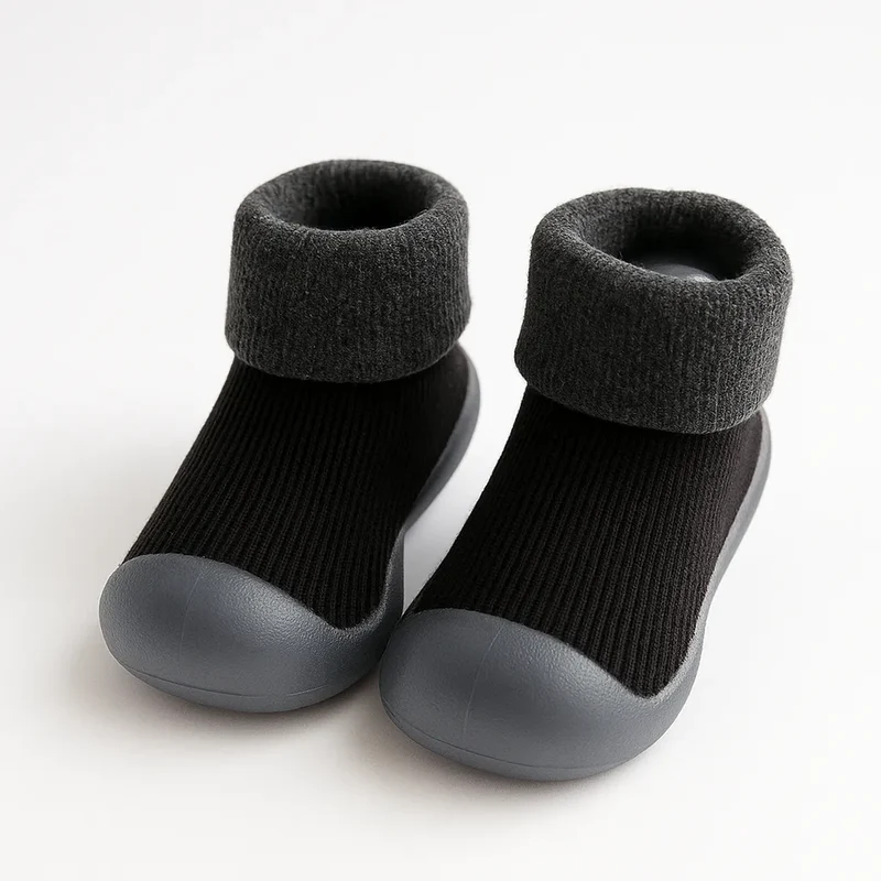 Chaussons pour bébé en coton épais de haute qualité