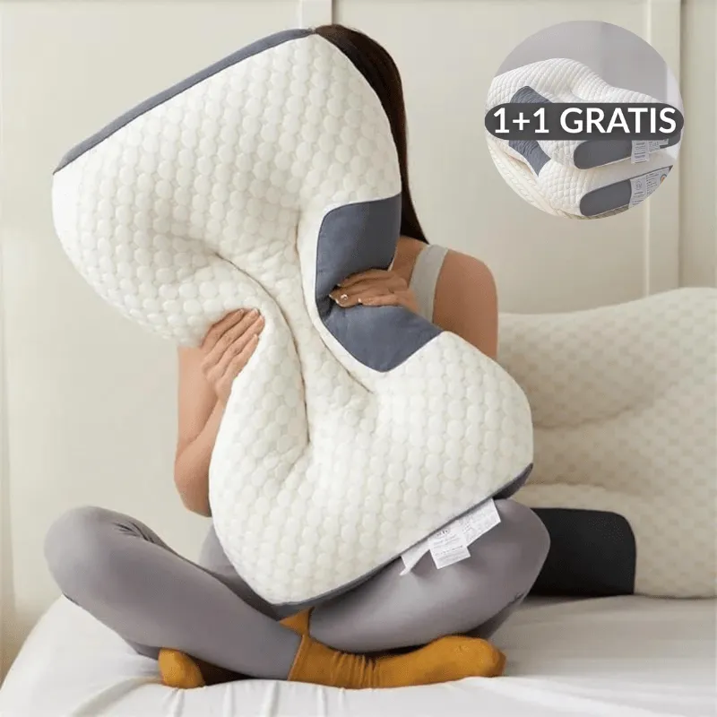 Oreiller cervical ergonomique en mousse à mémoire de forme