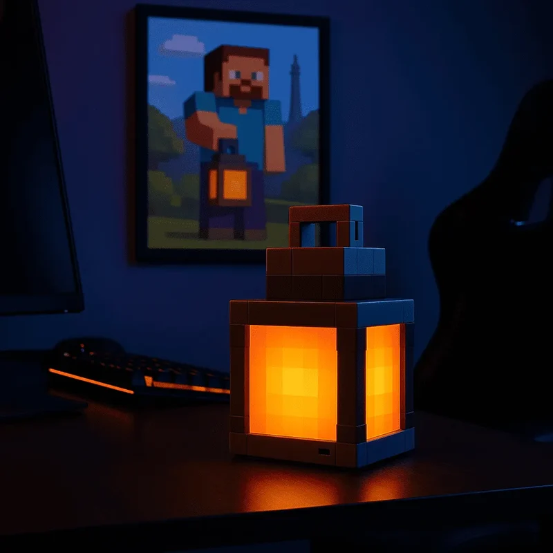 Pixel Retro Lanterne