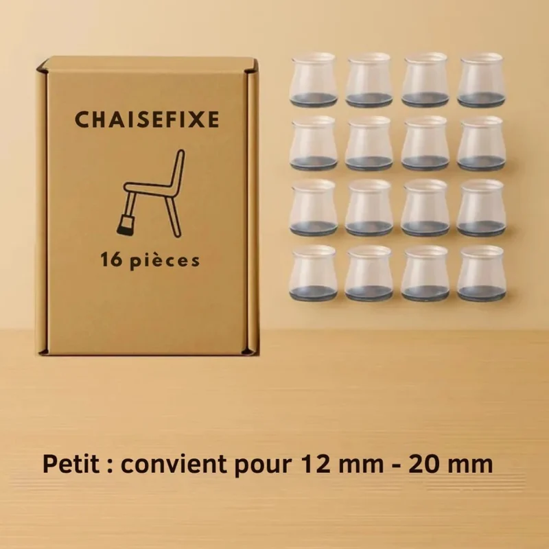 Protège-pieds en silicone pour chaises