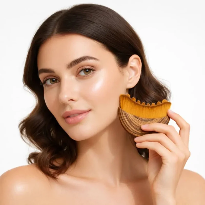 Brosse drainante visage