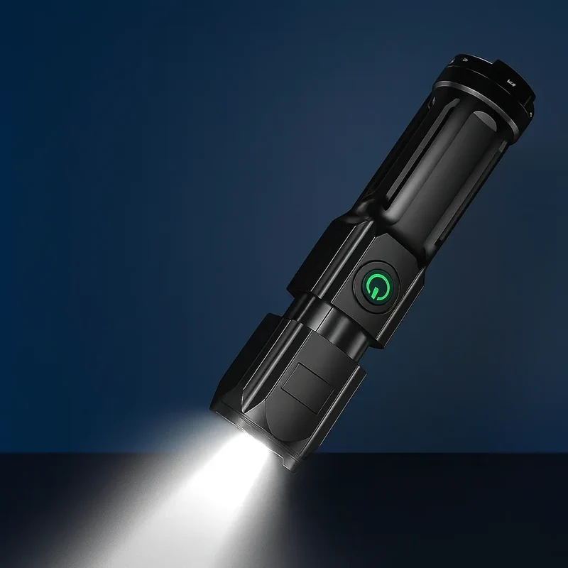 Lampe de poche LED à zoom réglable