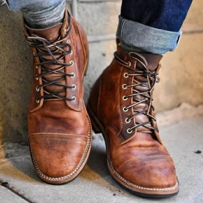 Bottines en cuir pour homme – élégance intemporelle et confort absolu
