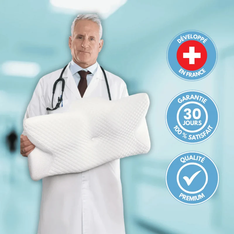 Oreiller Cervical – Soutien et Confort