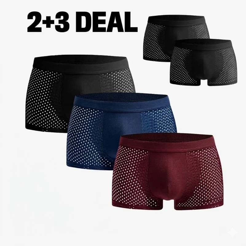 Boxers en fibres de bambou
