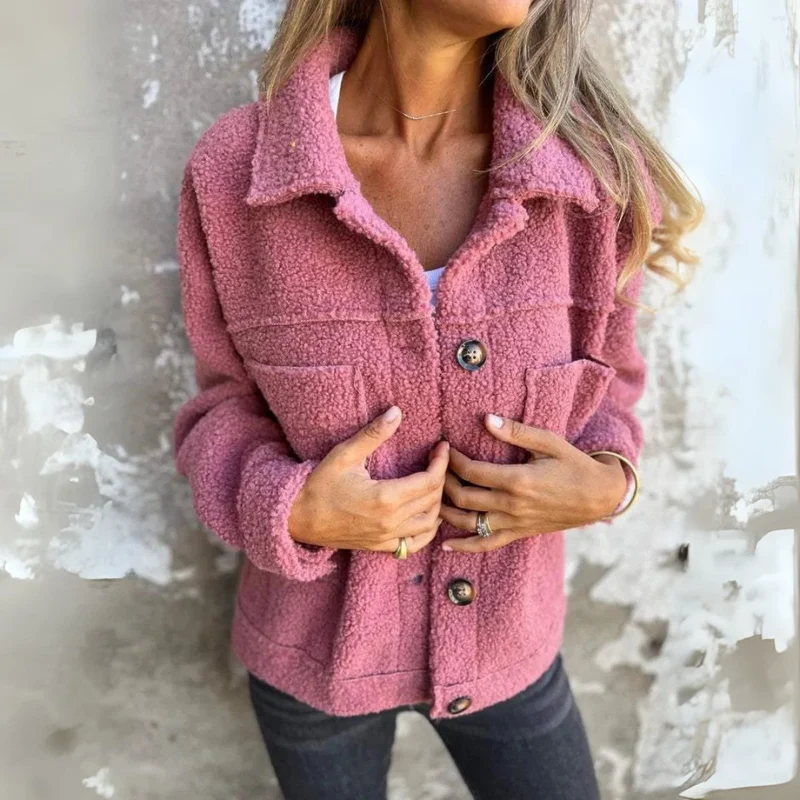 Manteau douillet femme