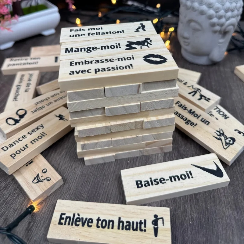Set de blocs de défis pour couples