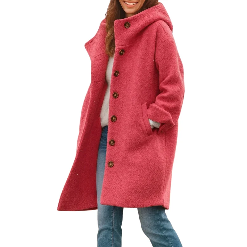 Manteau mi-long chaud et élégant