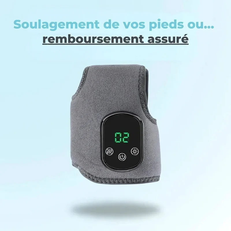 Chausson de massage chauffant 3-en-1