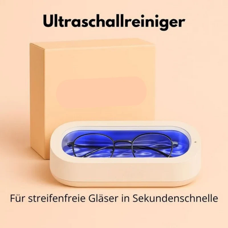 Nettoyeur ultrasonique pour lunettes & bijoux