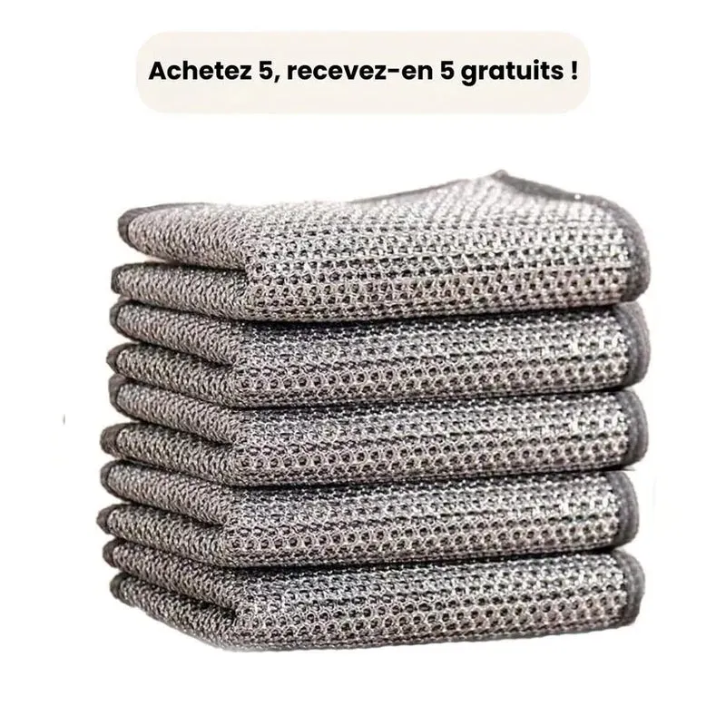 Lingettes de nettoyage réutilisables