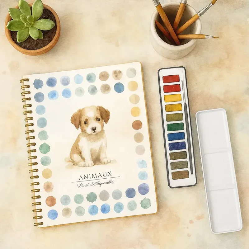 Carnet d’aquarelle complet