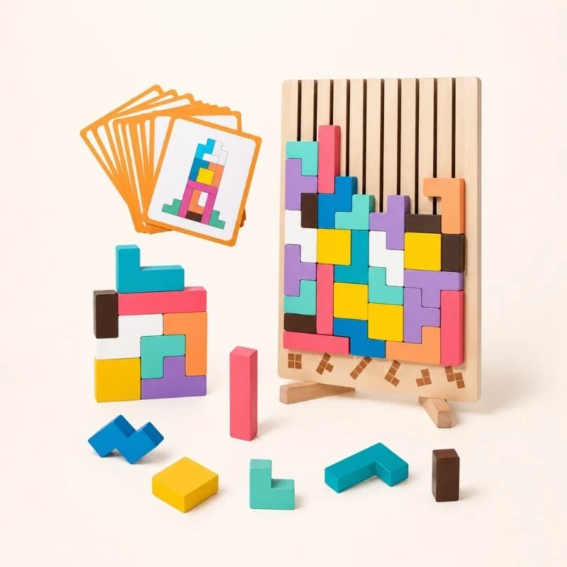 Puzzle en bois 3D pour enfants