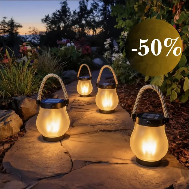 Lanternes solaires pour l'extérieur