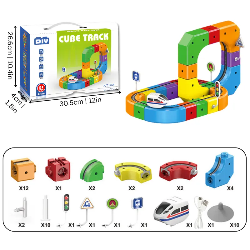 Circuit de train éducatif 3D