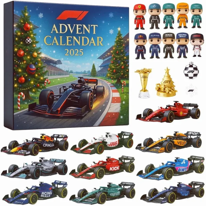 Calendrier de l'Avent Pilotes & Voitures 2025