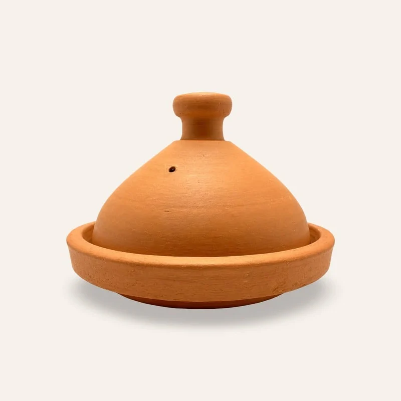 Marokkanische natürliche Keramik-Tajine zum Kochen, 22/28 cm