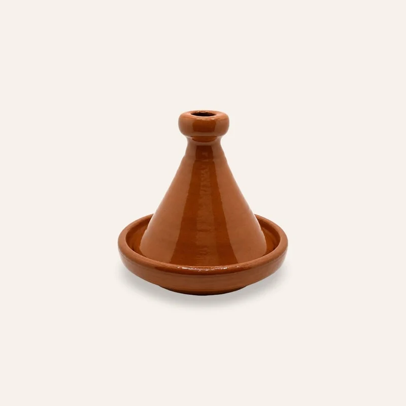 Marokkanische glasierte Keramik-Tajine zum Kochen, 15/38 cm