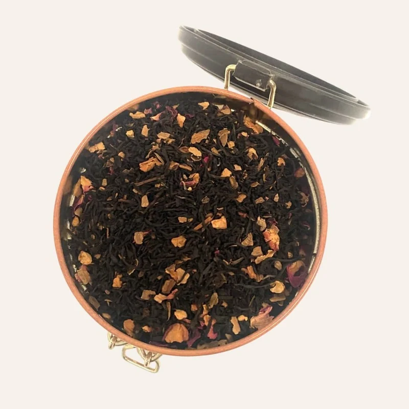 Schwarzer Tee mit Apfel, Zimt & Rosen – Türkischer Genusstee