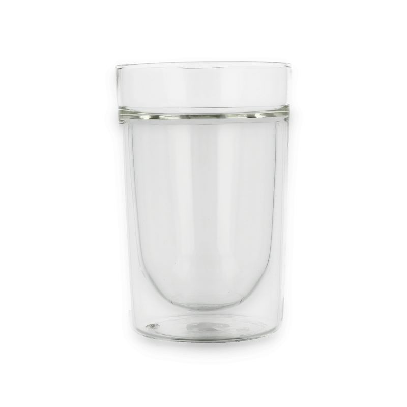 Teeglas Double walled glass large clear