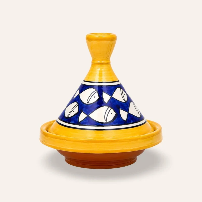 Marokkanische Fisch-Tajine aus Keramik