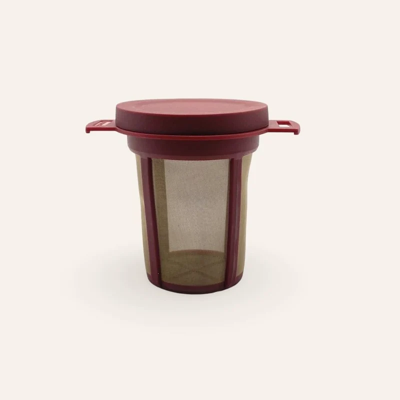 Finum M roter Dauerfilter für Kaffee und Tee