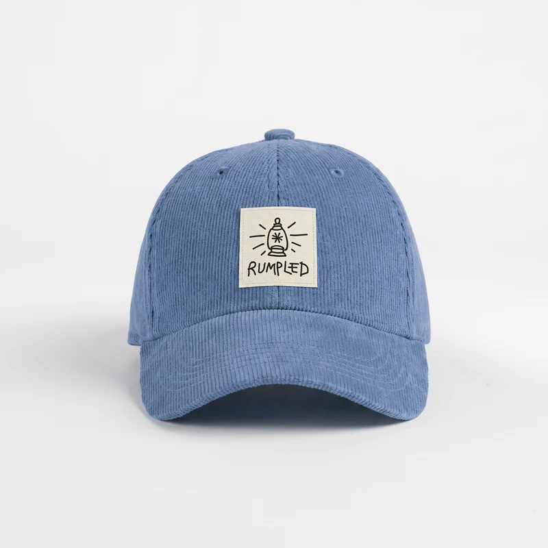 Rumpled Lantern Hat (Blue) - Velvet
