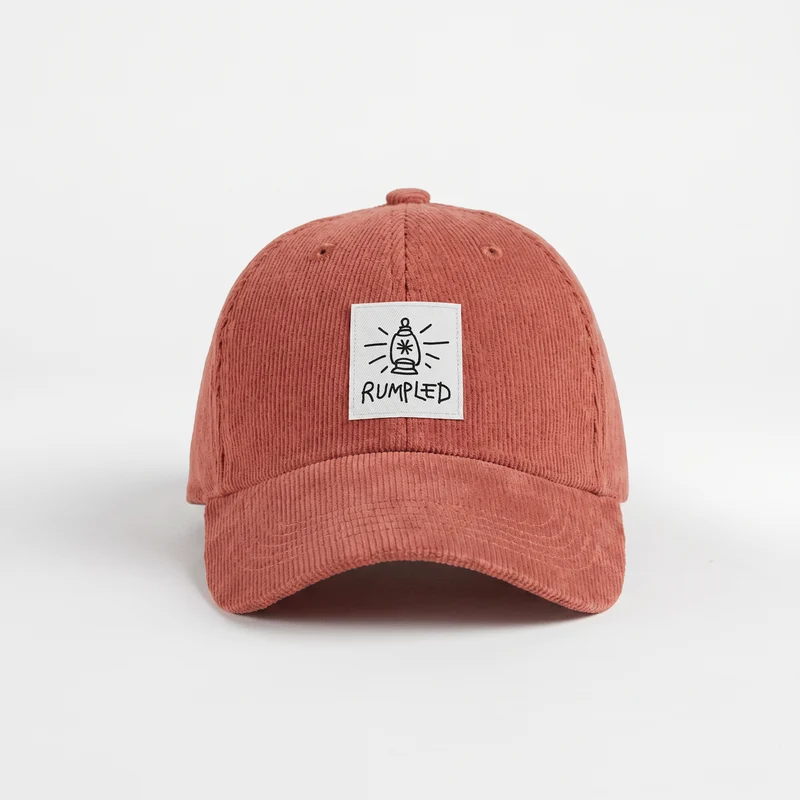 Rumpled Lantern Hat (Red) - Velvet