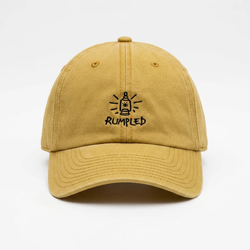 Rumpled Lantern Hat (Yellow)