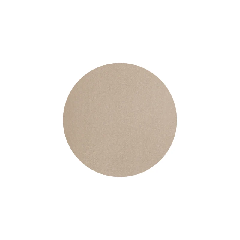 Tischset rund, stone, Lederoptik | 7851420 | PVC