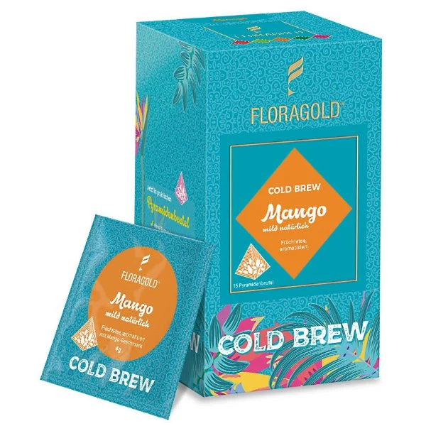 FLORAGOLD® Cold Brew Mango | Früchtetee | Mild | Pyramidenbeutel