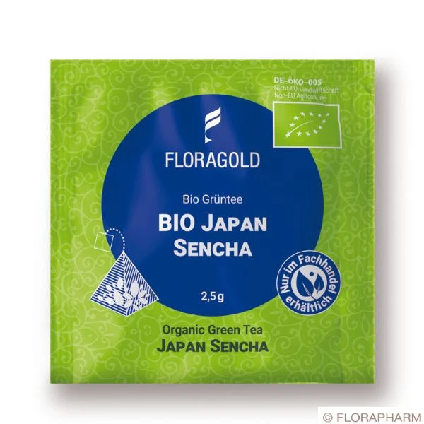 FLORAGOLD® Bio Japan Sencha | BIO | Grüntee | Pyramidenbeutel