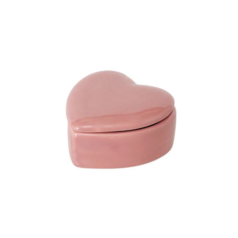 Dose Heart | Herz | rosa | Keramik