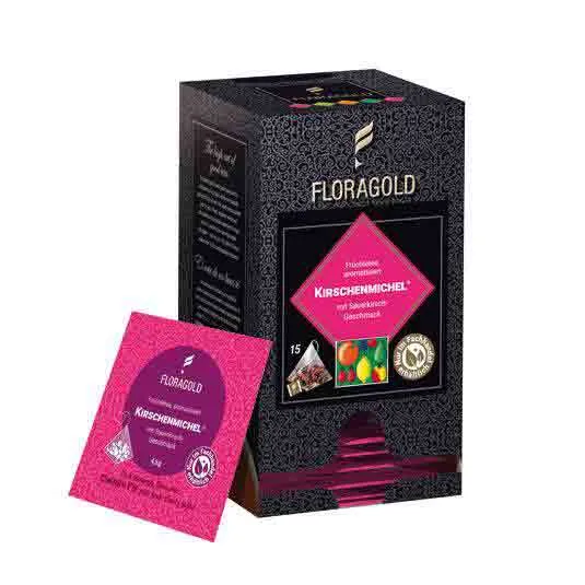 FLORAGOLD® Kirschenmichel® | Früchtetee | Pyramidenbeutel