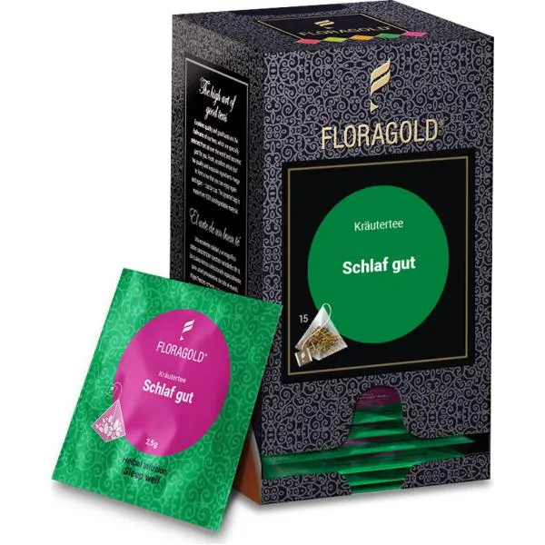 FLORAGOLD® Schlaf gut | Kräutertee | Pyramidenbeutel
