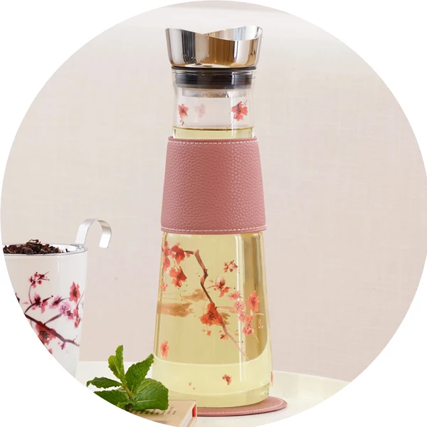 Tee- / Kaffeezubereiter aus Glas | inkl. Edelstahlsieb | EVE
