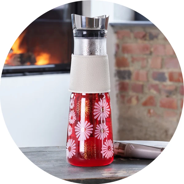Tee- / Kaffeezubereiter aus Glas | inkl. Edelstahlsieb | EVE