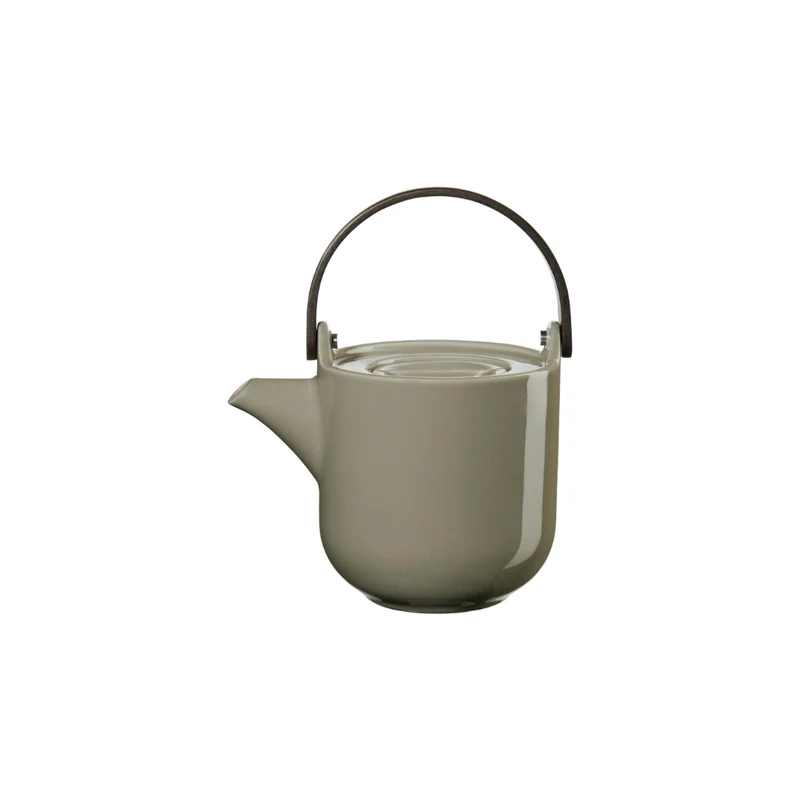 Teekanne mit Holzgriff, shiso, 0,6 l. | 19371210 | Porzellan