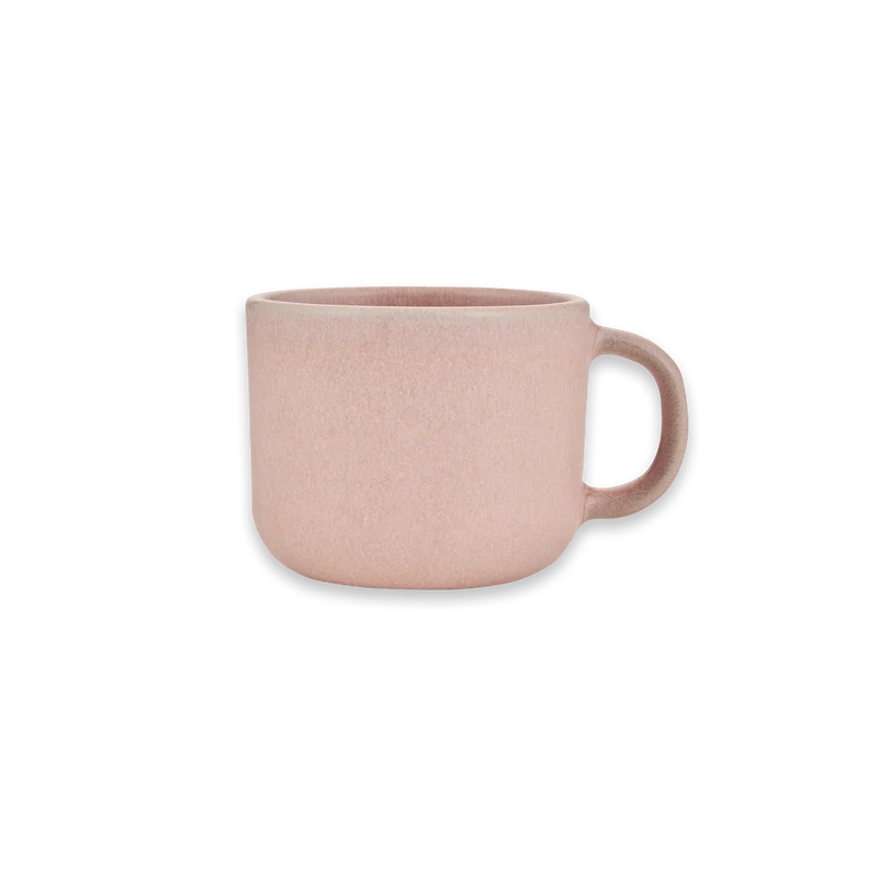 Teetasse handmade Stoneware Cup with Handle Rose