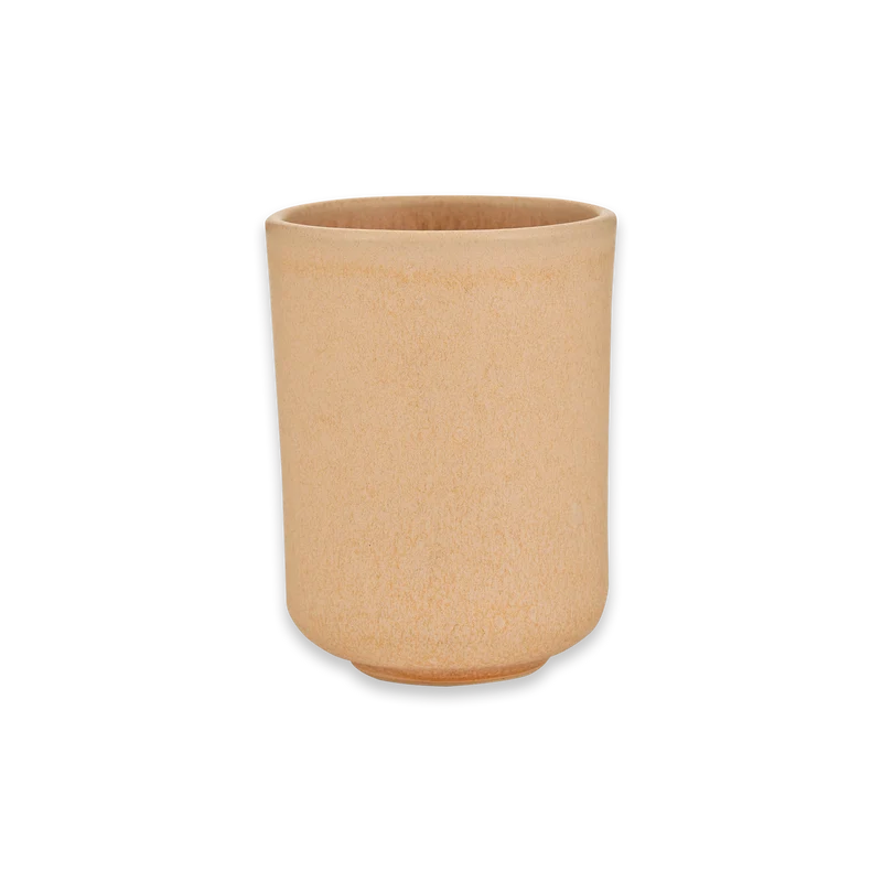 Teebecher handmade Stoneware Mug Apricot