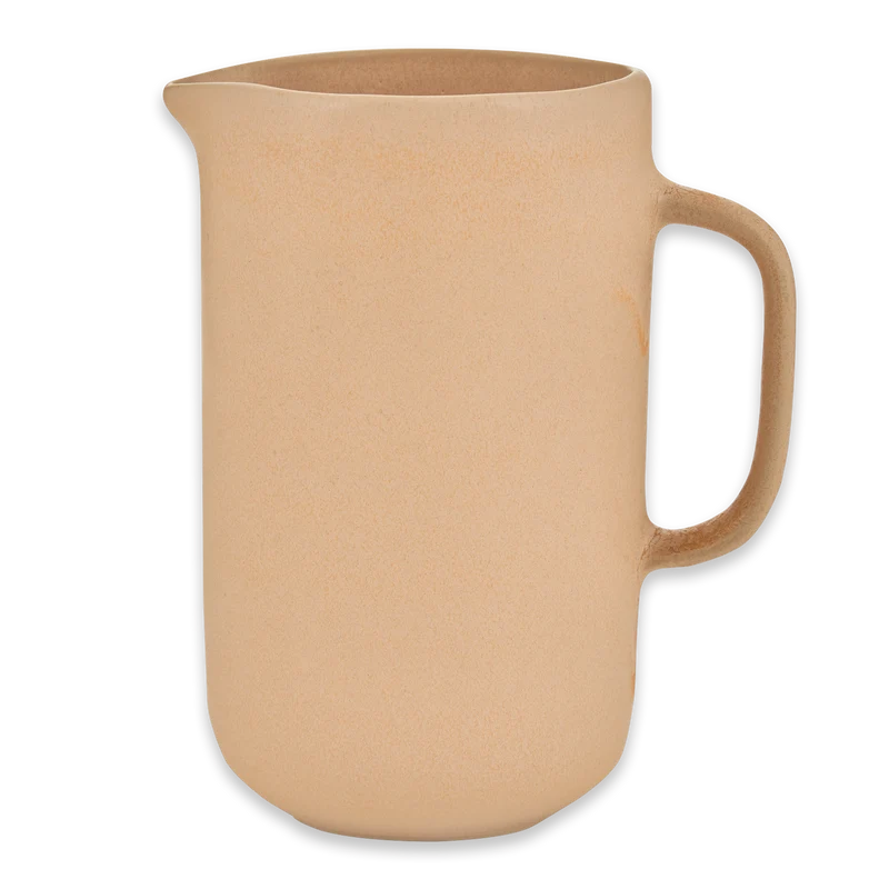 Pitcher handmade Stoneware Pitcher Apricot