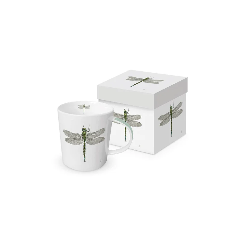 Libellule Trend Mug | Tasse | Becher mit Geschenkbox | Libelle