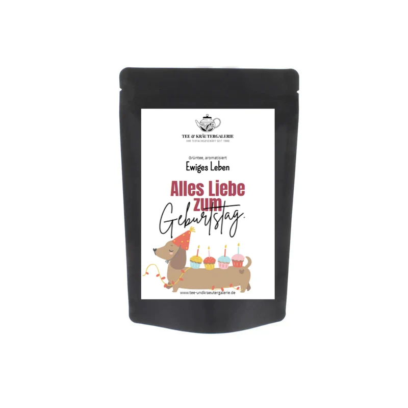 Ewiges Leben - Tee mit Sprüchen | Grüntee | Aroma
